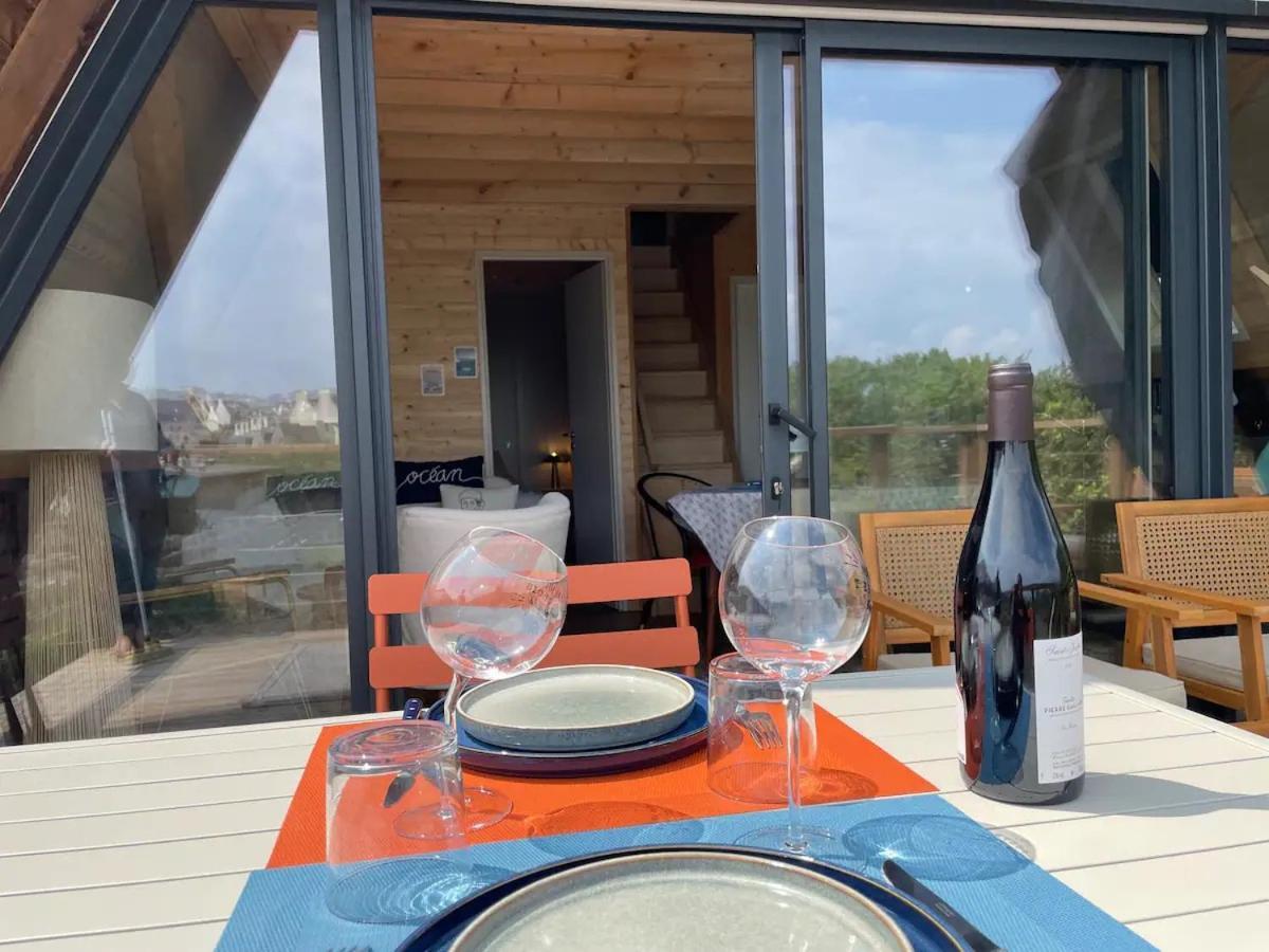 Villa Le Tipi Bleu Tiny House Neuve Avec Terrasse Et Jardin à Camaret-sur-Mer Extérieur photo