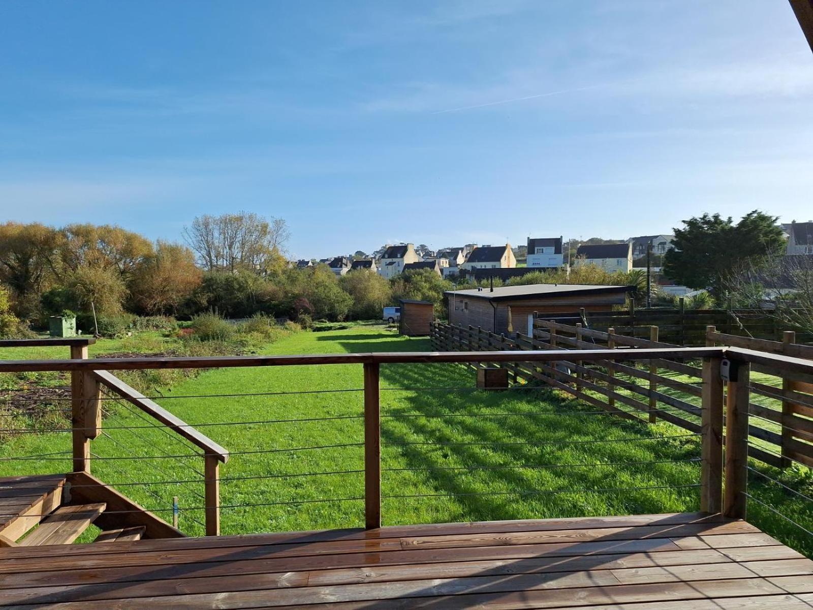 Villa Le Tipi Bleu Tiny House Neuve Avec Terrasse Et Jardin à Camaret-sur-Mer Extérieur photo