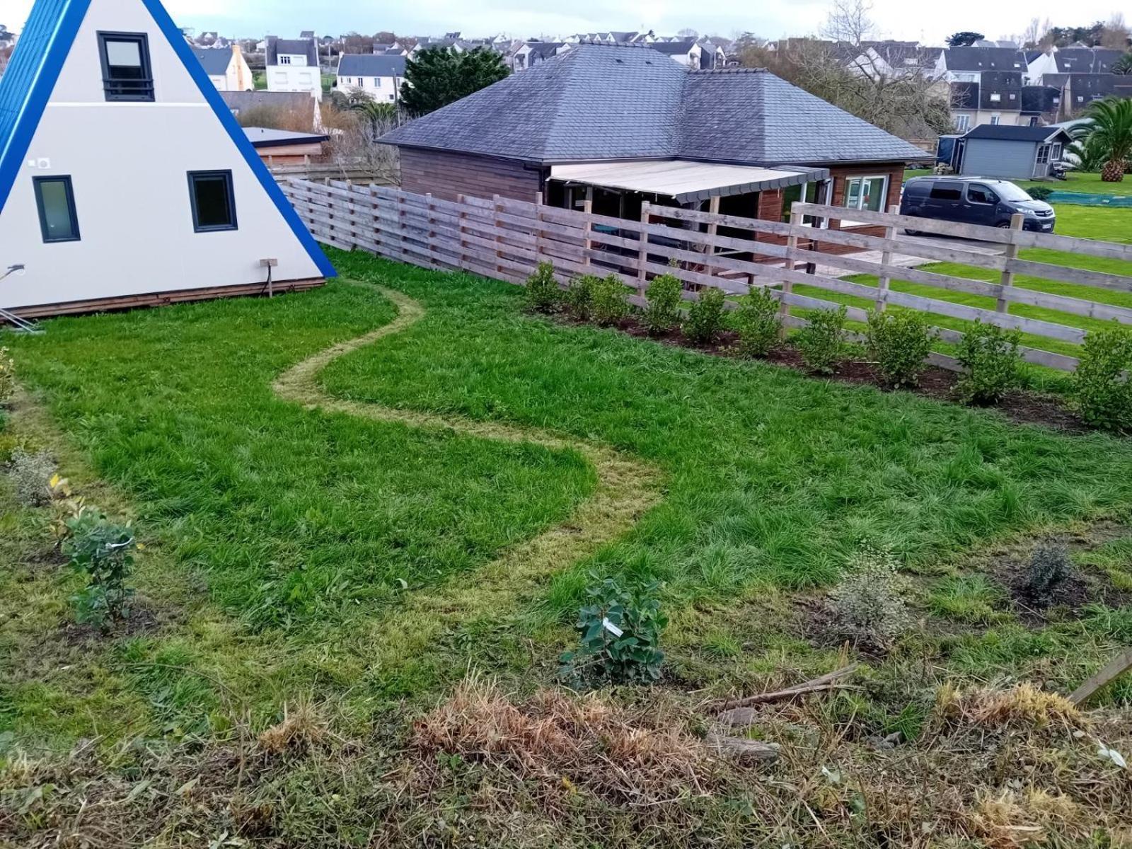 Villa Le Tipi Bleu Tiny House Neuve Avec Terrasse Et Jardin à Camaret-sur-Mer Extérieur photo