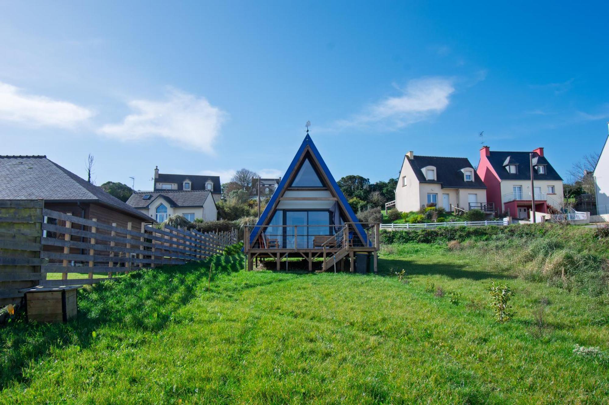 Villa Le Tipi Bleu Tiny House Neuve Avec Terrasse Et Jardin à Camaret-sur-Mer Extérieur photo